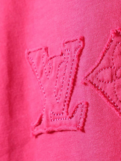 Louis Vuitton Embroidered Logo T-Shirt - Pink