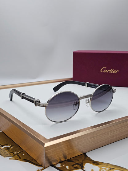 Cartier Sunglasses - Black, Gold, Silver