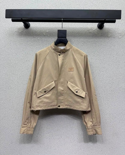 Louis Vuitton Cropped Jacket - Beige