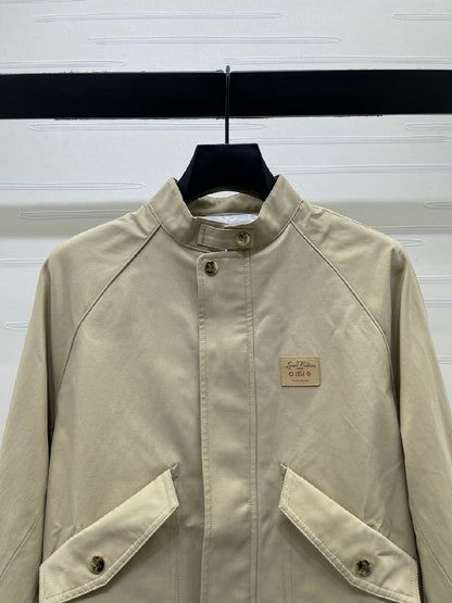 Louis Vuitton Cropped Jacket - Beige