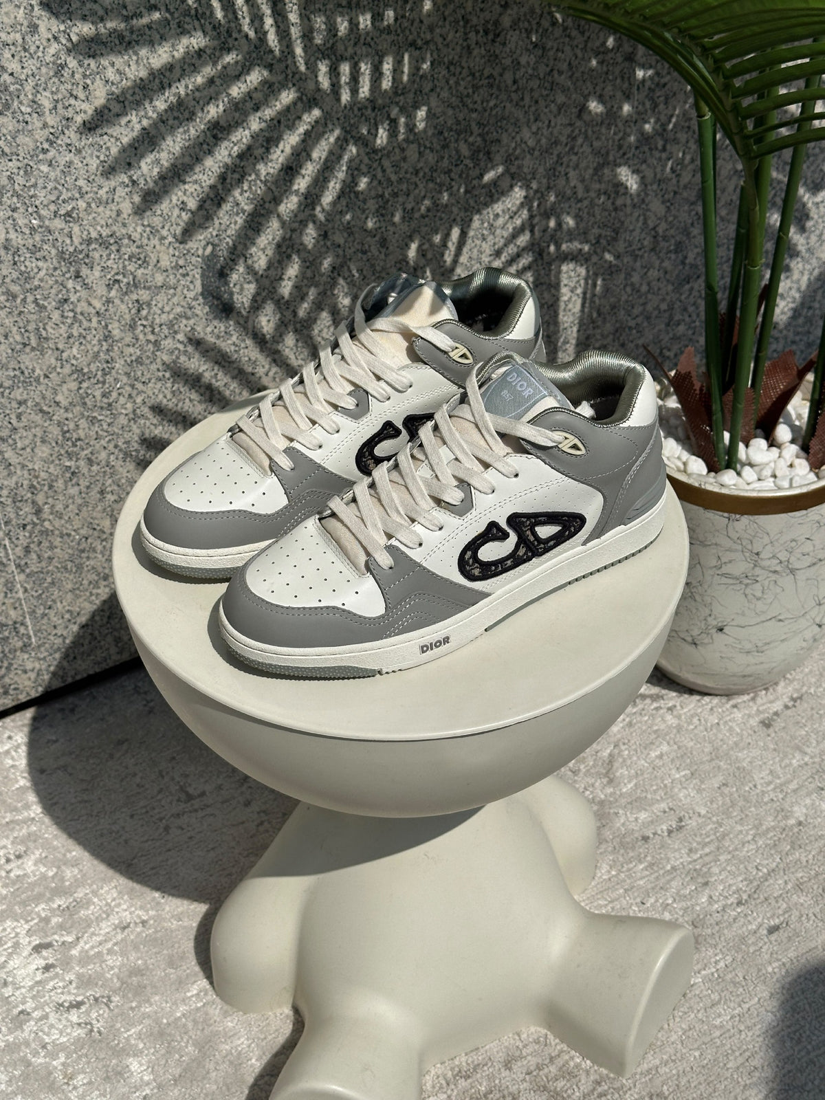 Dior Sneakers - White & Grey