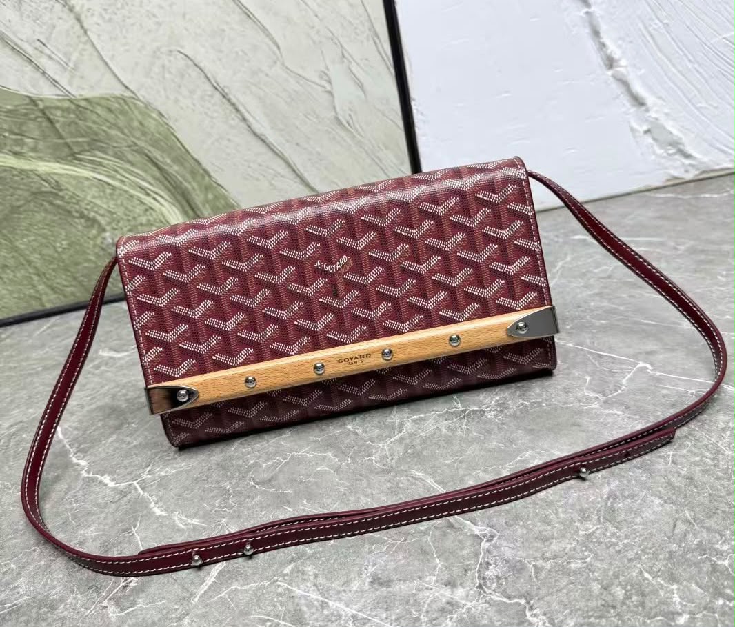Goyard Shoulder Bag - Burgundy