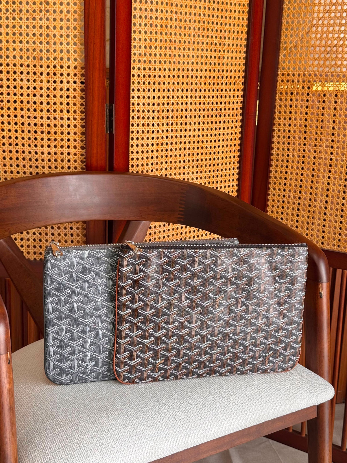 Goyard Clutch - Grey