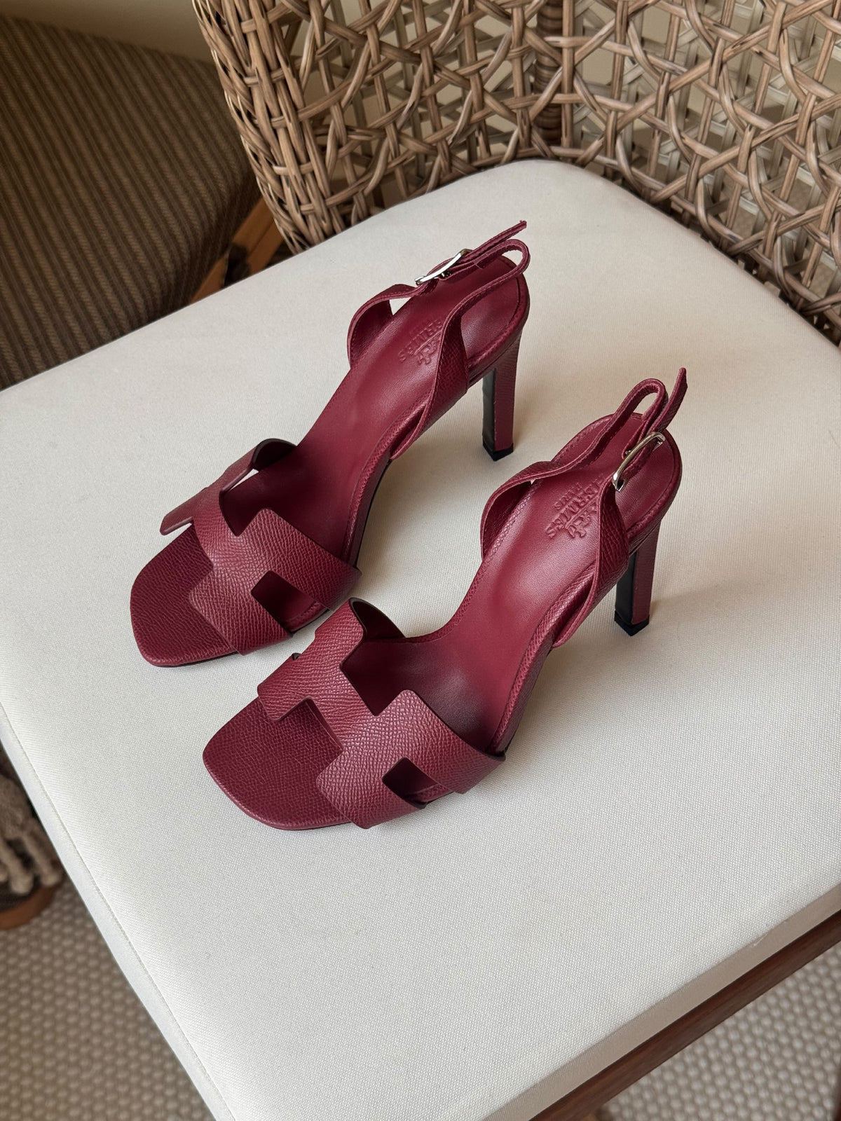 Hermès Heels - Beige, Burgundy, Brown, Black