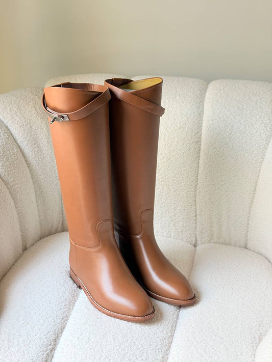Hermes High Cut Boots - Brown