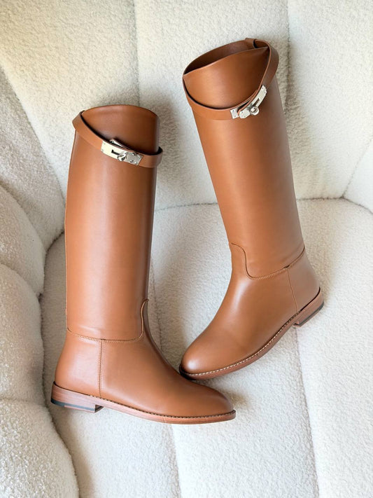 Hermes High Cut Boots - Brown