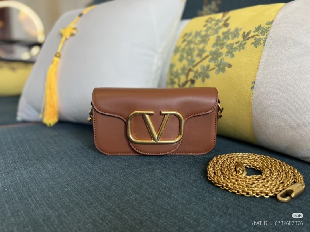 Valentino Shoulder Bag - Purple, Brown, Pink