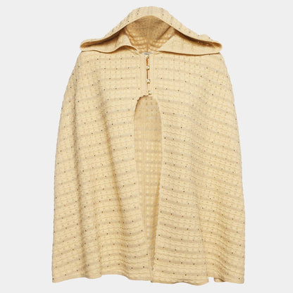 Sandro Hooded Cape - Beige