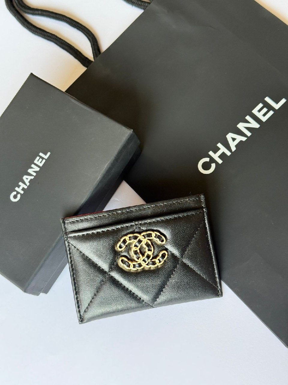 Chanel Card Holder - Burgundy, Beige, Black, Pink, White, Brown, Red, Grey