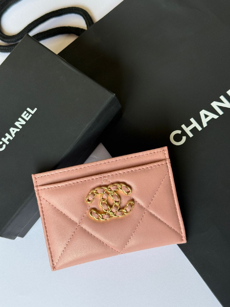 Chanel Card Holder - Burgundy, Beige, Black, Pink, White, Brown, Red, Grey