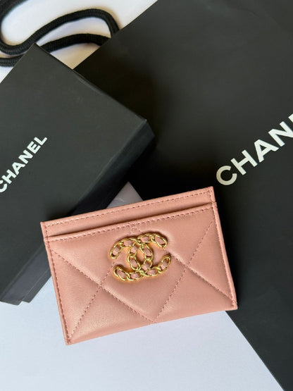 Chanel Card Holder - Burgundy, Beige, Black, Pink, White, Brown, Red, Grey