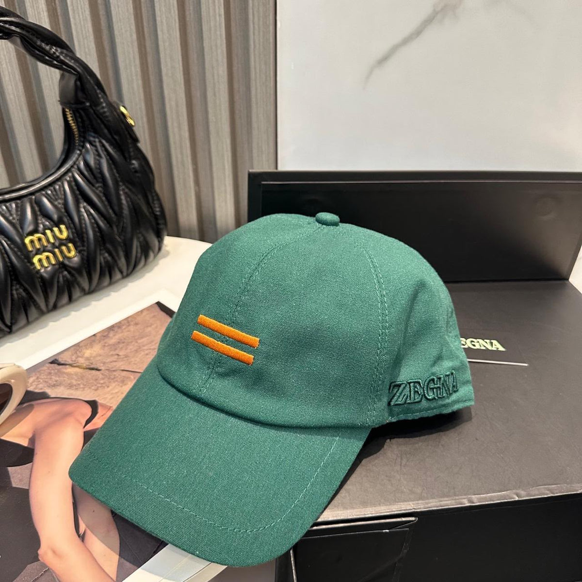 Zegna Cap - Green