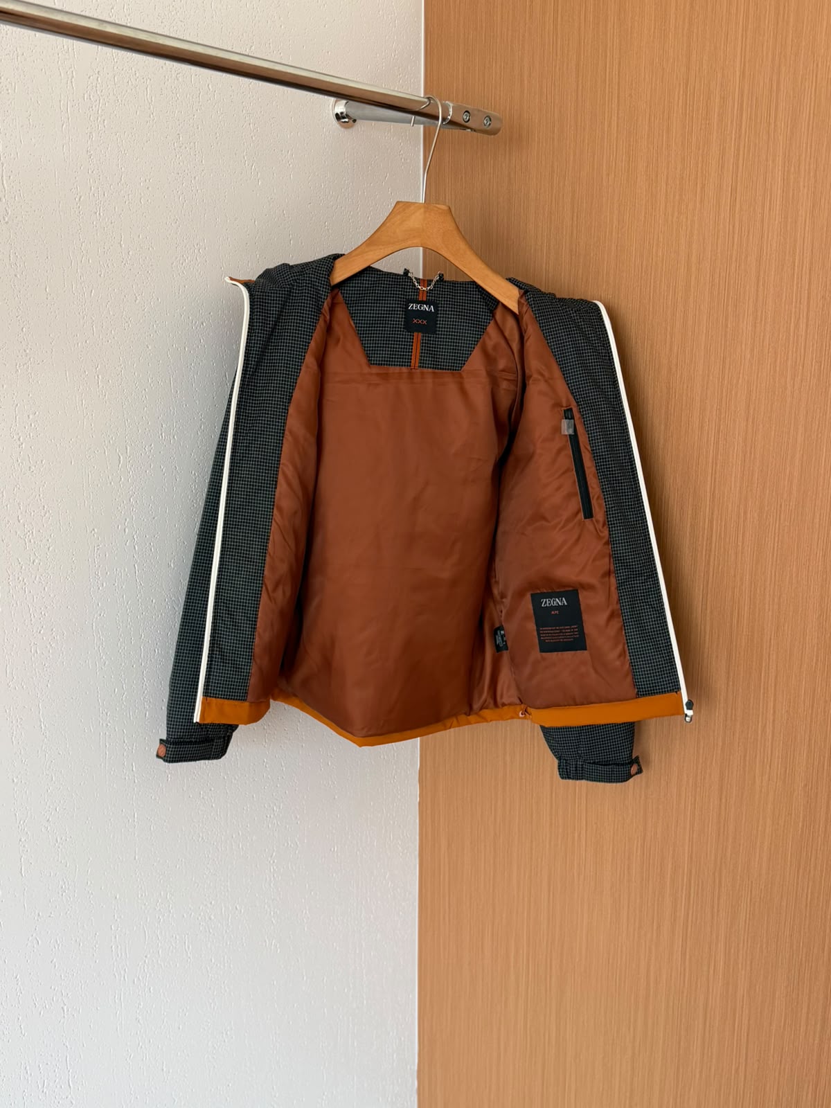 Zegna Hooded Jacket - Dark Grey