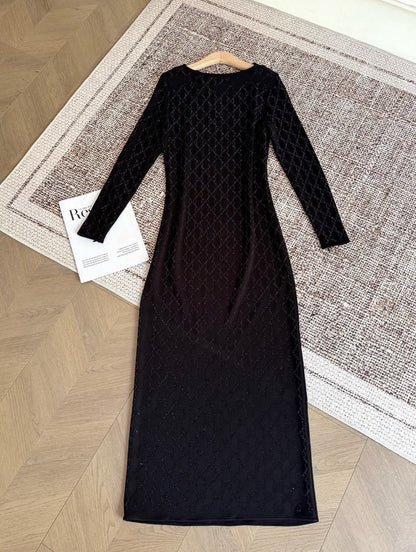 Gucci Long-Sleeve Dress - Black