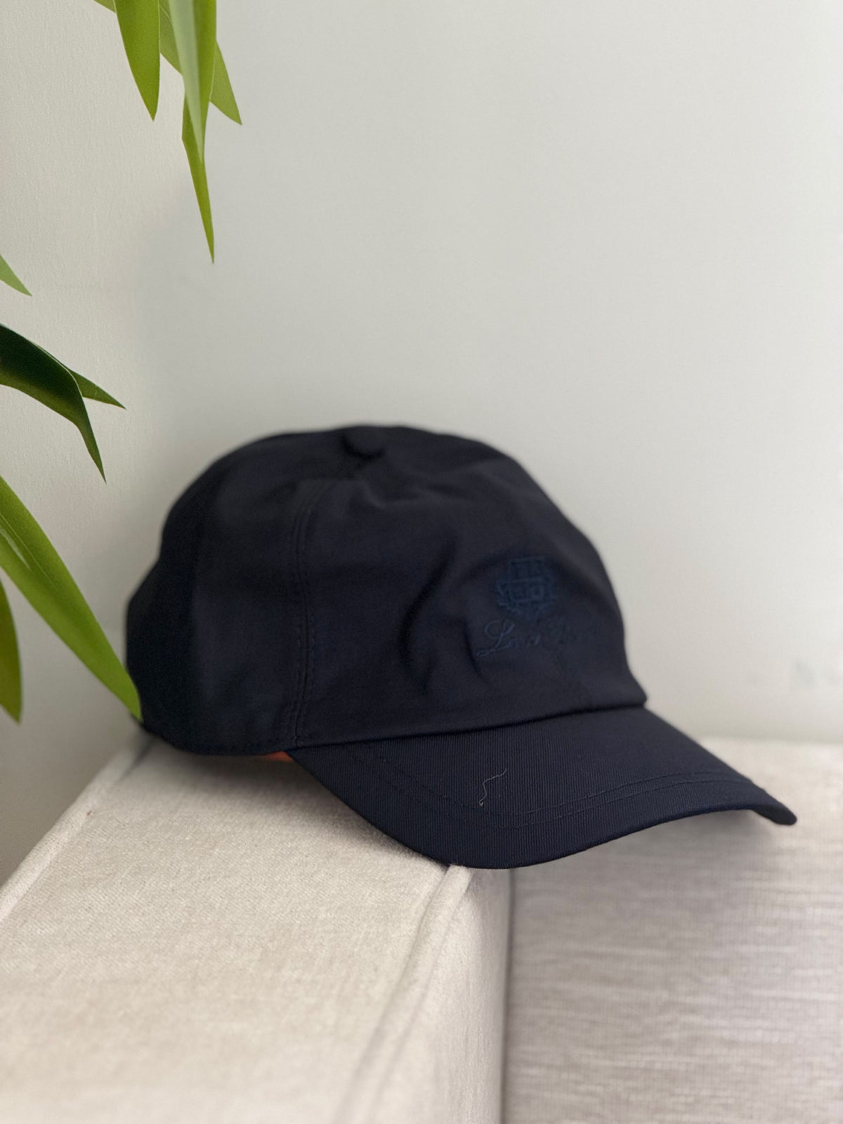 Loro Piana Striped-Brim Cap - Navy