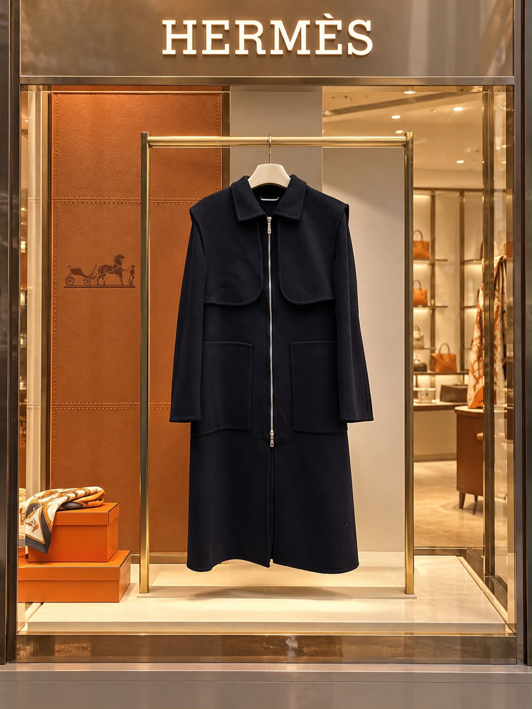 Hermès Coat - Black