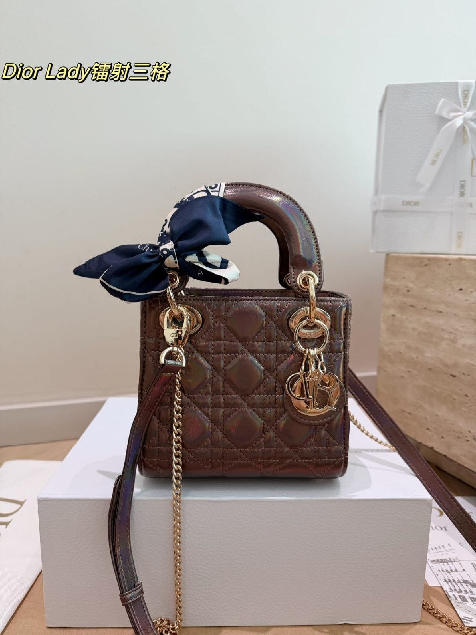 Dior Handbag - Iridescent Brown