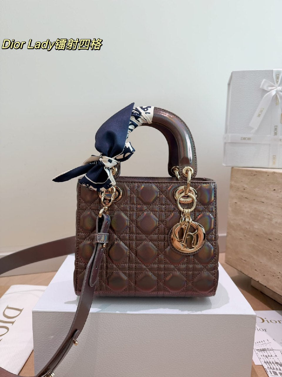 Dior Handbag - Iridescent Brown