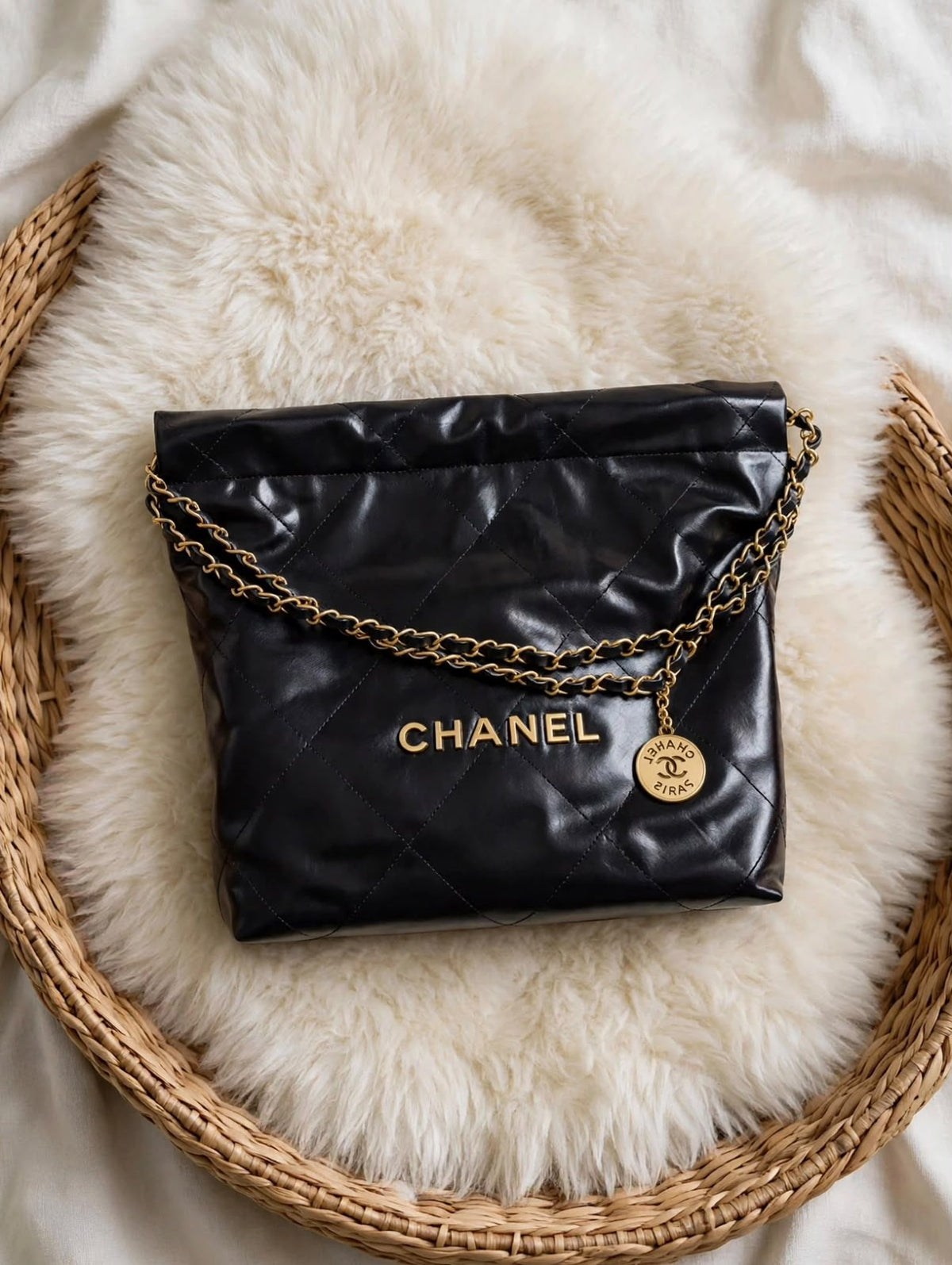 Chanel Quilted Chain Shoulder Bag - Black, Beige, Burgundy, Brown, Pink, Brown Suede