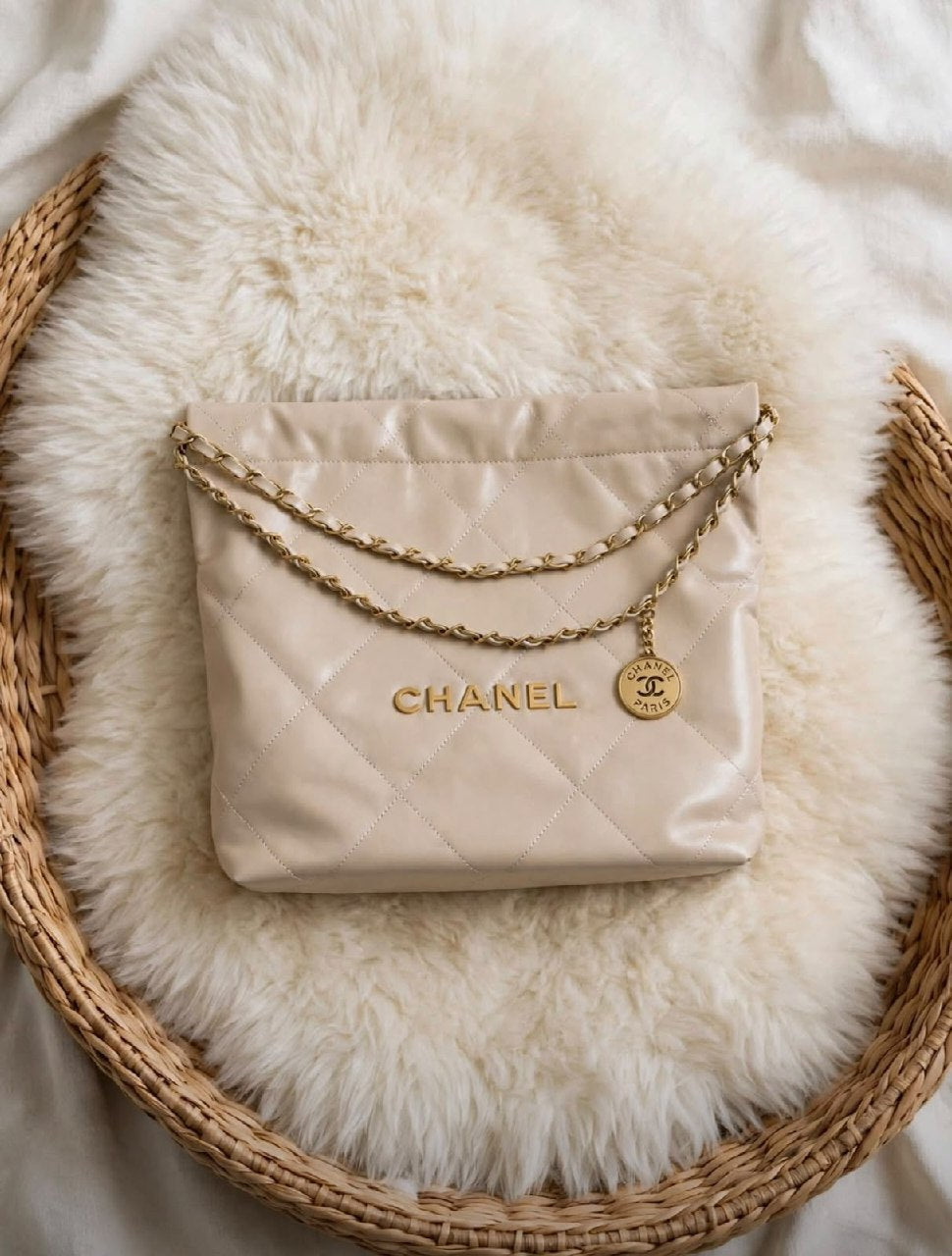 Chanel Quilted Chain Shoulder Bag - Black, Beige, Burgundy, Brown, Pink, Brown Suede