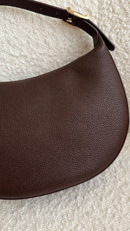 Chanel Crescent Shoulder Bag - Black, Brown