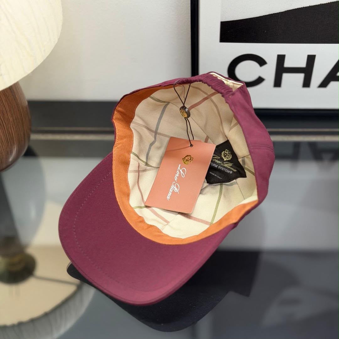 Loro Piana Cap - Burgundy