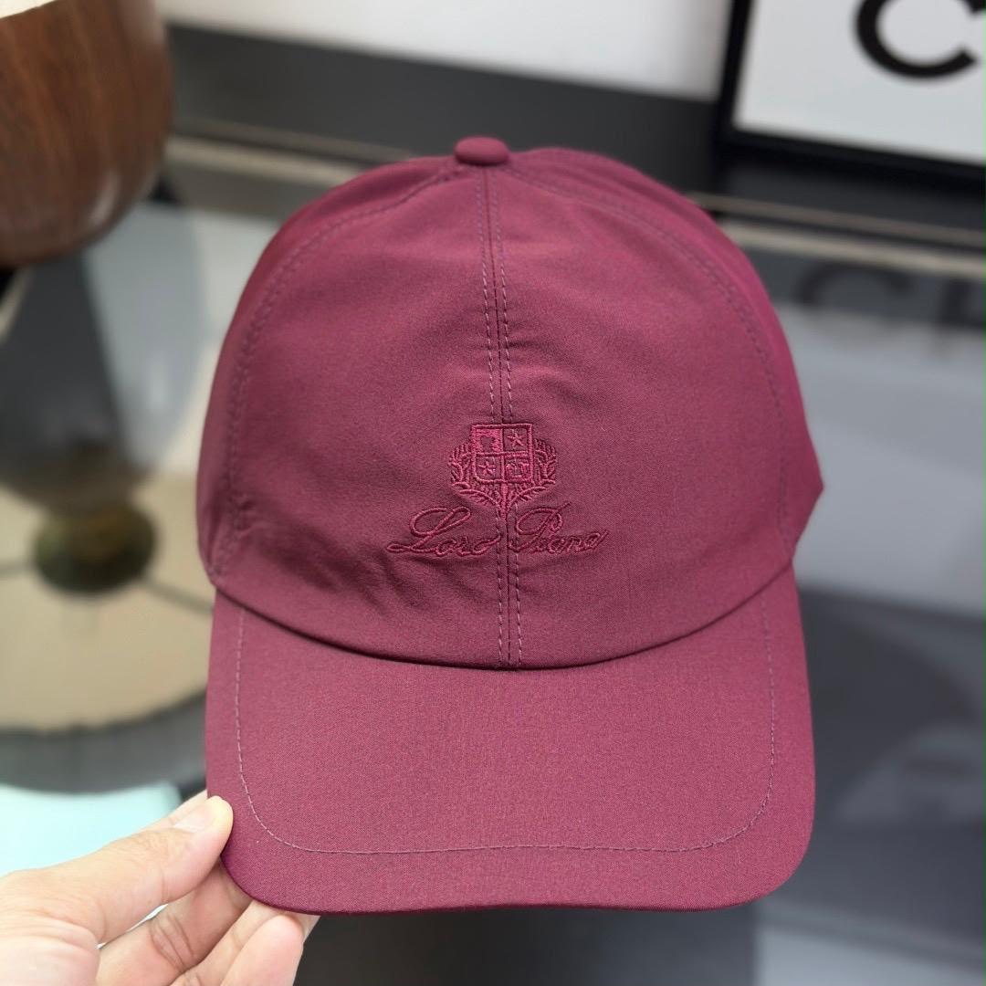 Loro Piana Cap - Burgundy