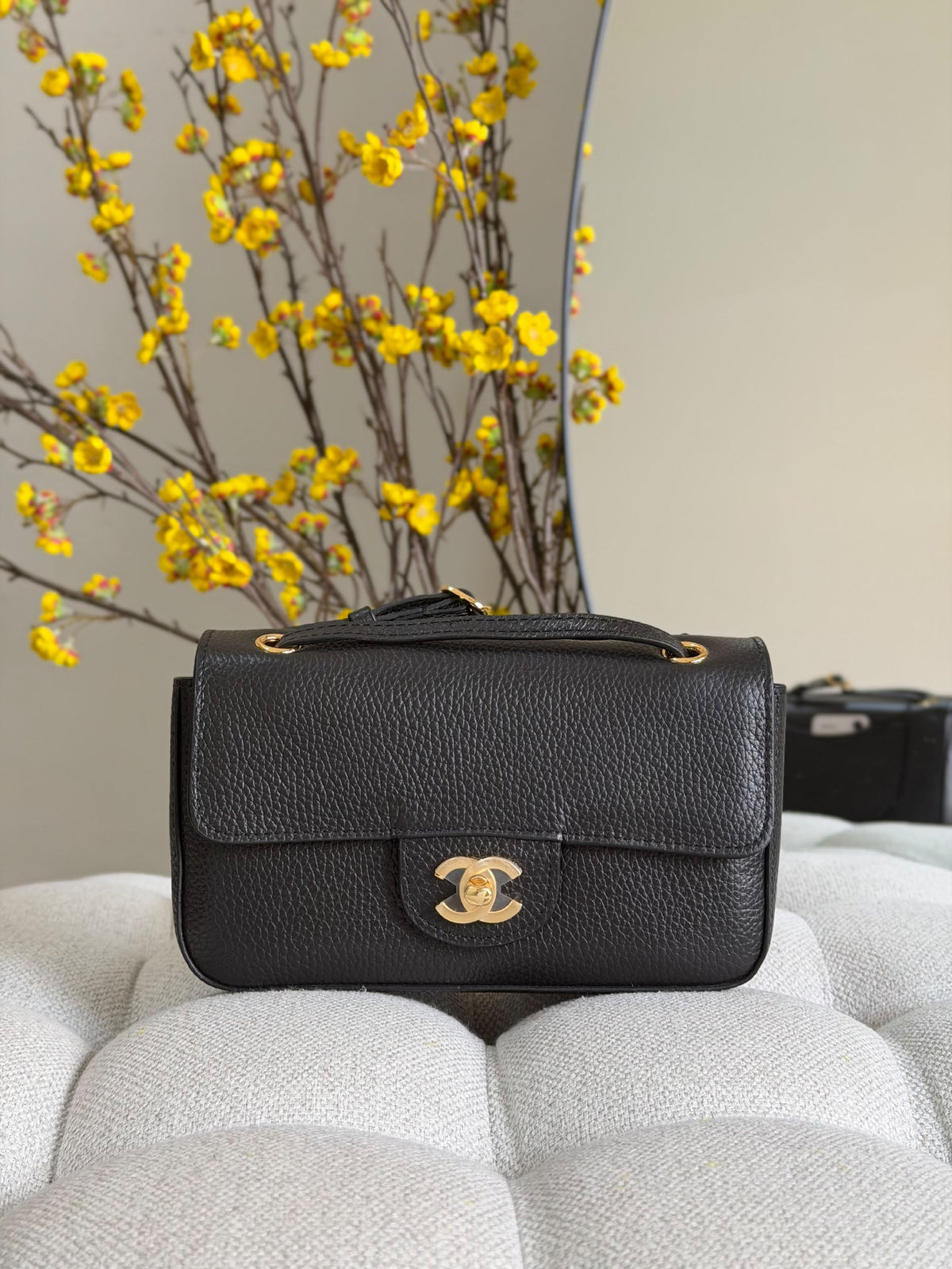 Chanel Shoulder Bag - Black, Burgundy, Beige