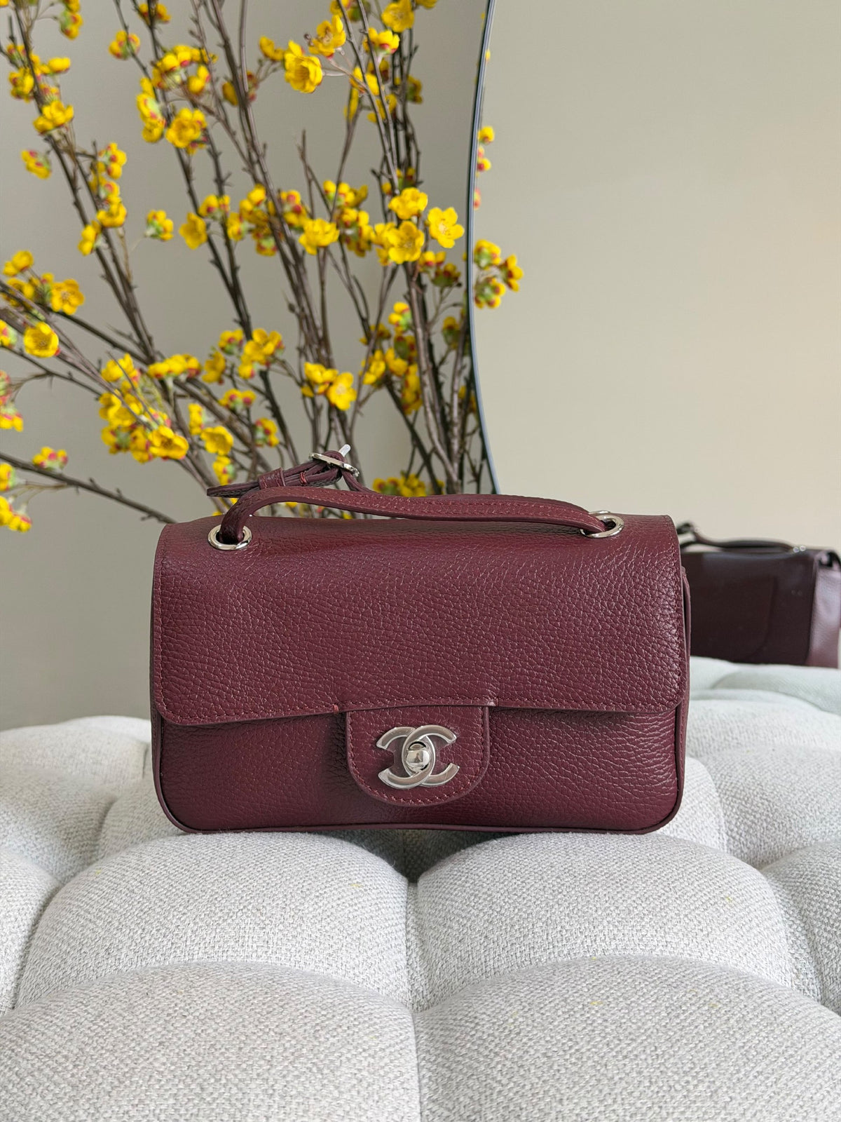 Chanel Shoulder Bag - Black, Burgundy, Beige
