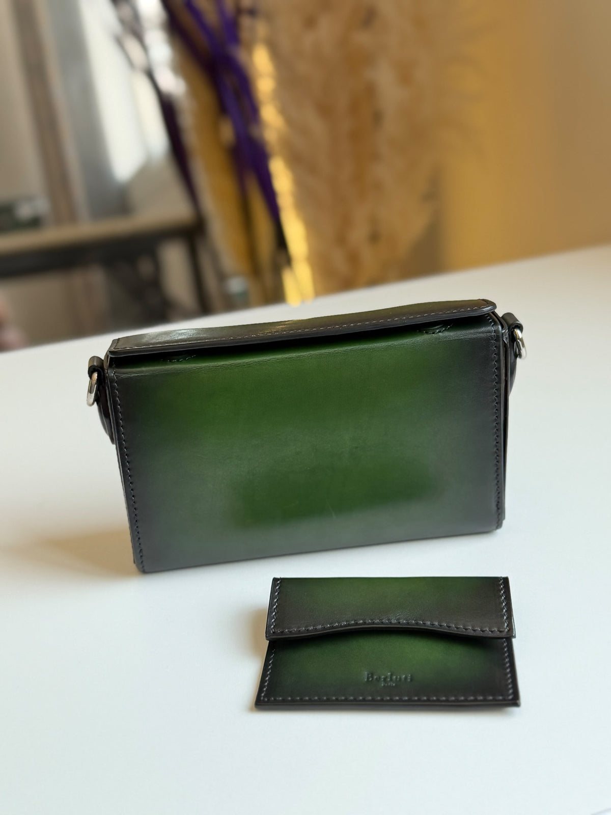 Berluti Crossbody Bag - Green
