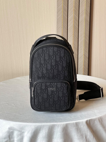 Dior Crossbody Bag - Black Monogram