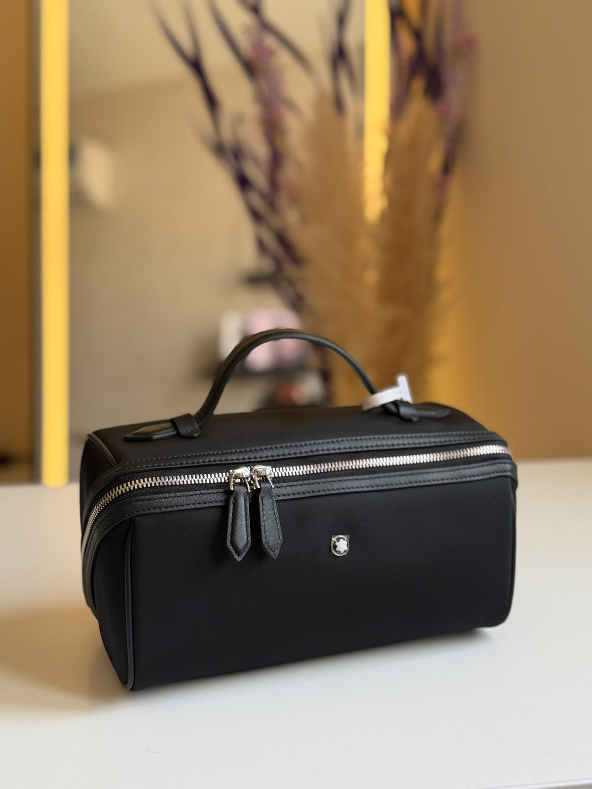 Montblanc Wash Bag - Brown, Black