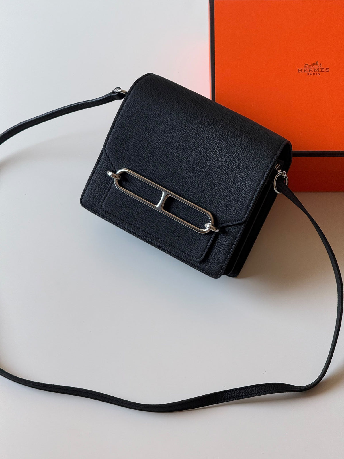 Hermès Roulis Shoulder Bag - Black