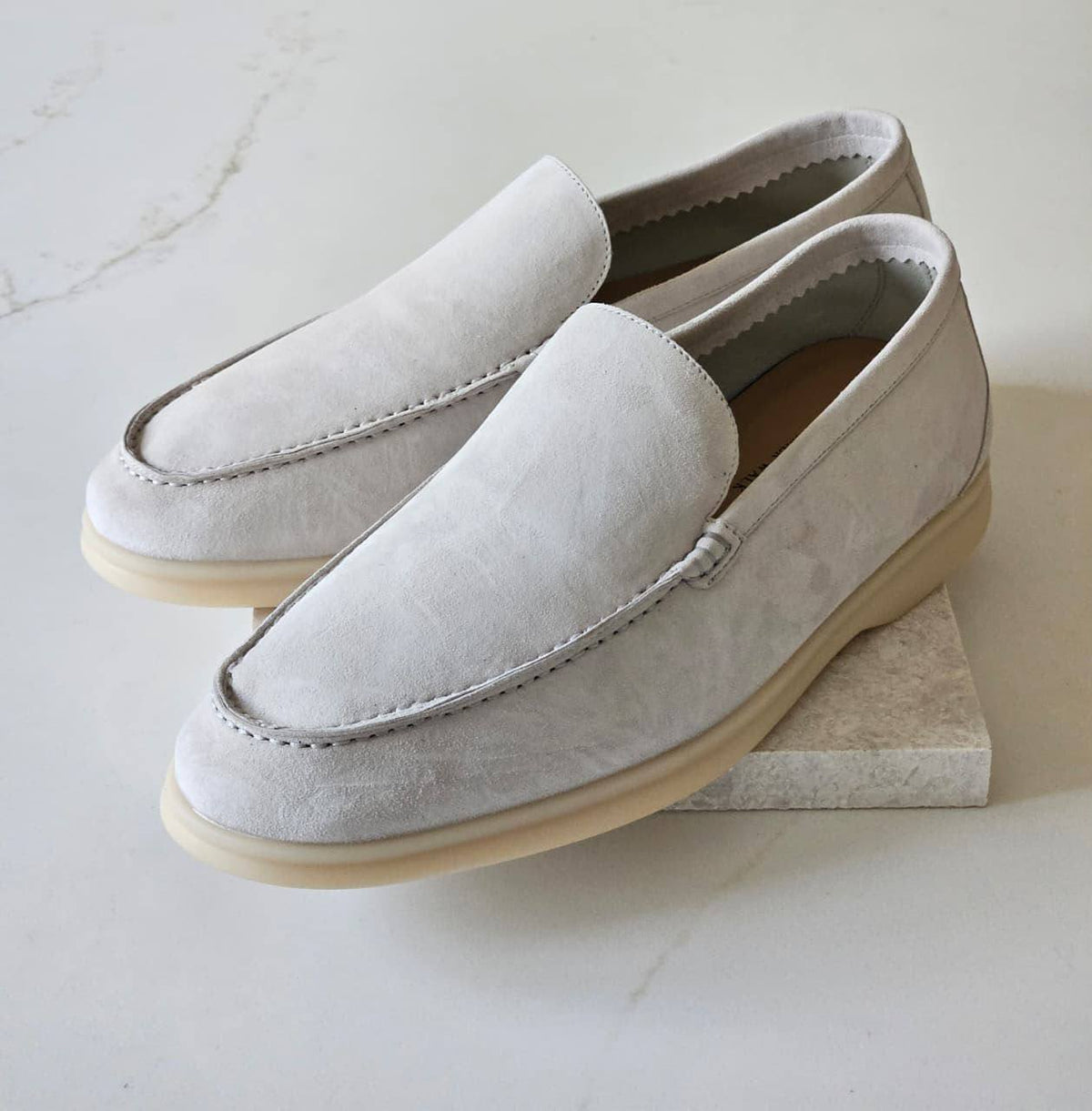 Loro Piana Loafers - White