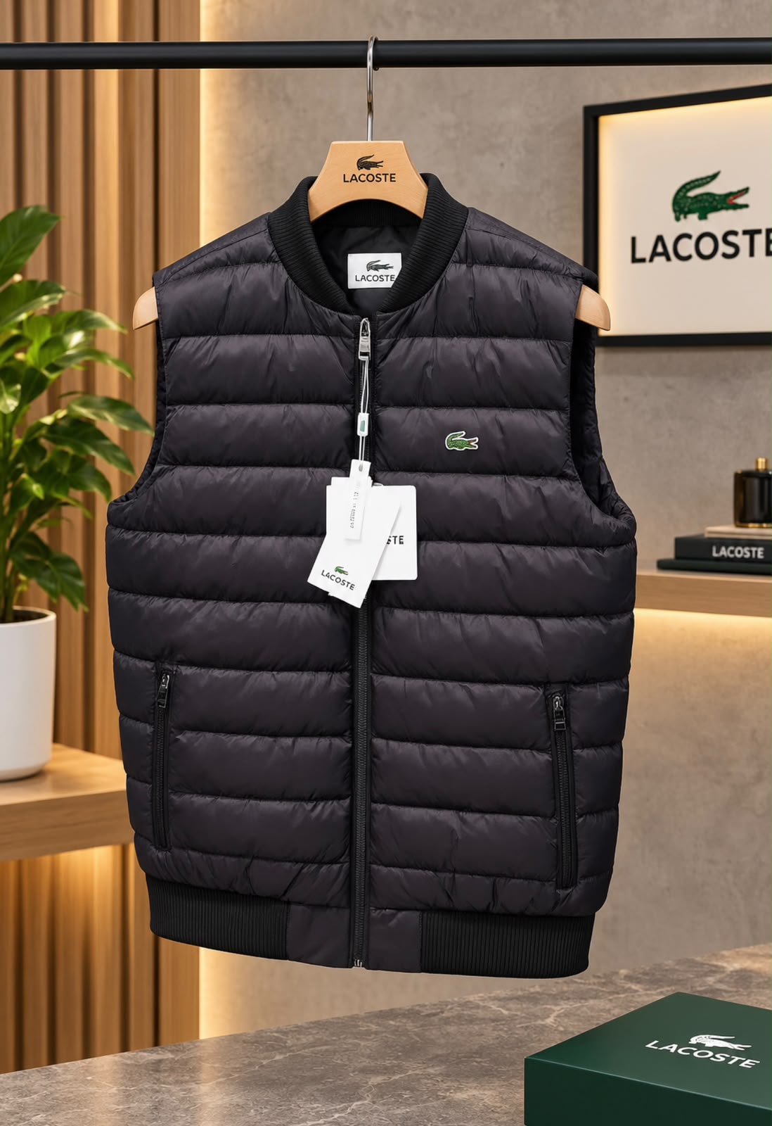 Lacoste Puffer Jacket - Black