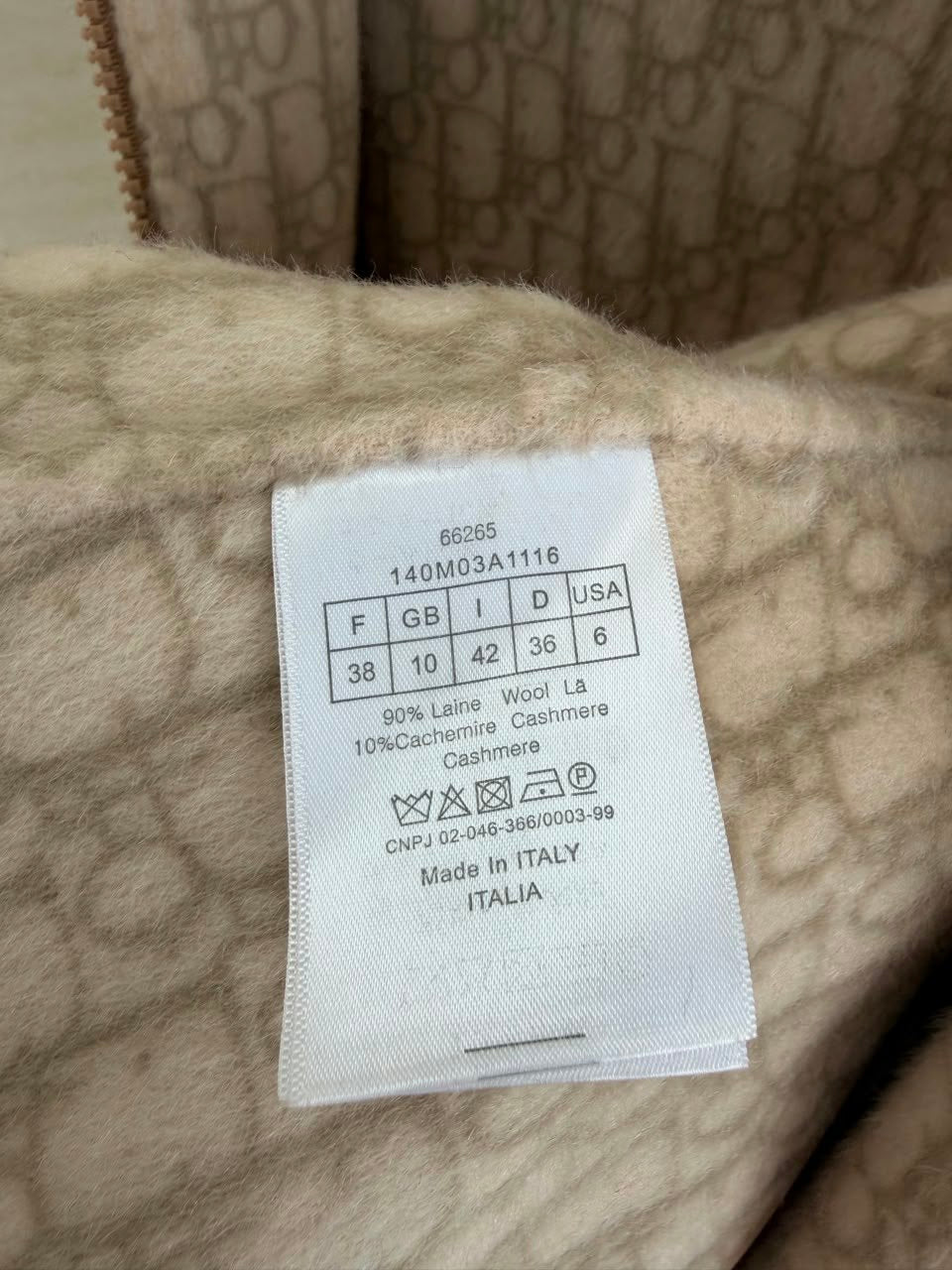 Dior Hooded Jacket - Beige