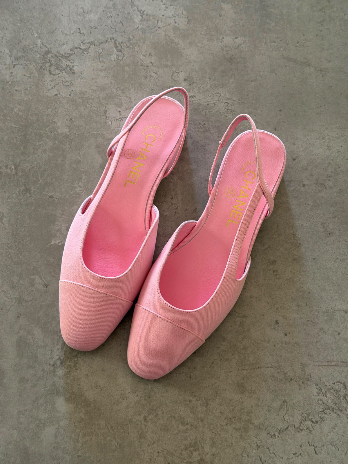 Chanel Slingback Ballerina - Pink