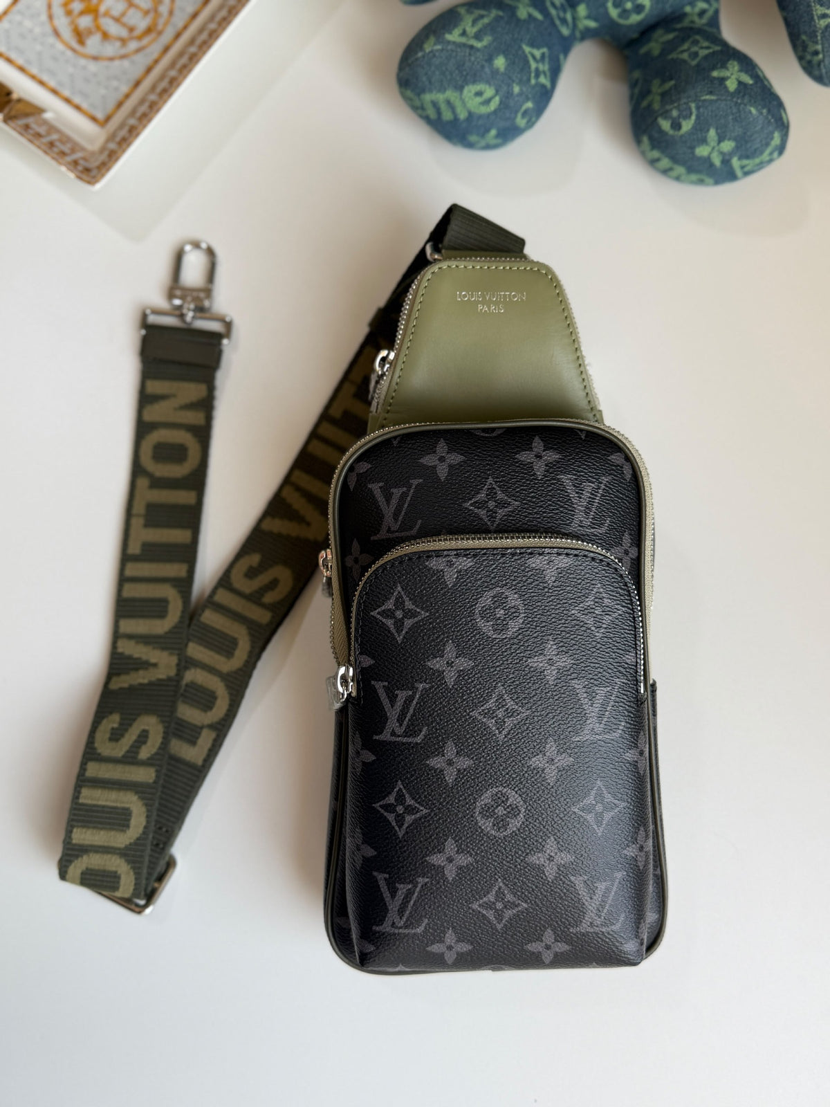 Louis Vuitton Crossbody Bag - Black & Olive