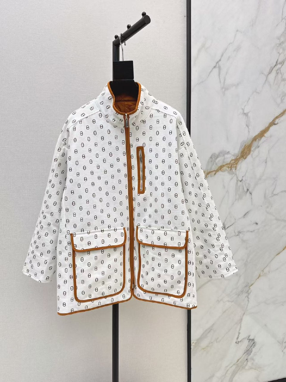 Hermes Jacket Four-Pocket - White