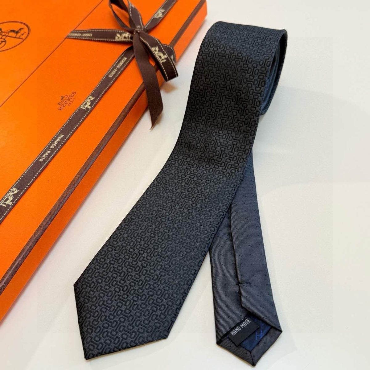 Hermès Tie - Navy