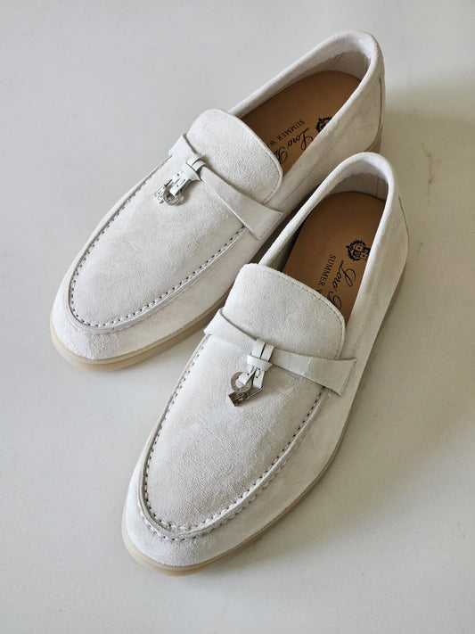 Loro Piana Loafers - White