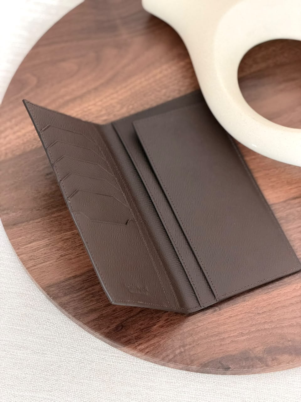 Montblanc Wallet - Black, Brown, Black Textured