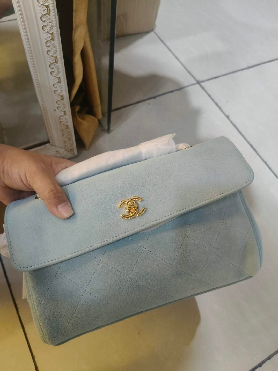Chanel Shoulder Bag - Light Blue