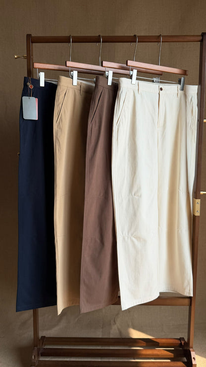 Loro Piana Pants - Brown, Beige, White, Navy