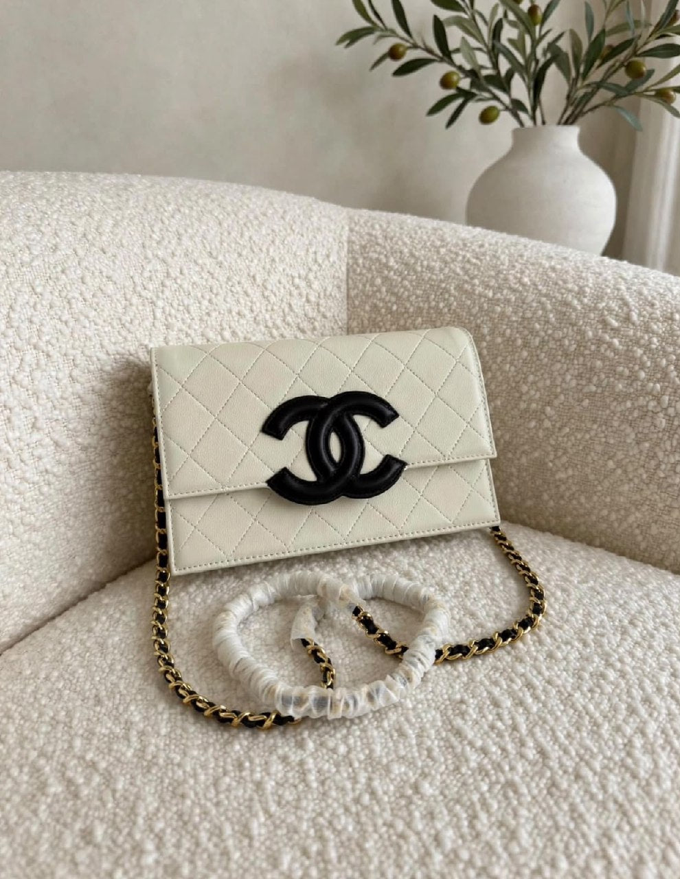Chanel Quilted Flap Shoulder Bag - Black, White, Beige, Green, Burgundy, Pink