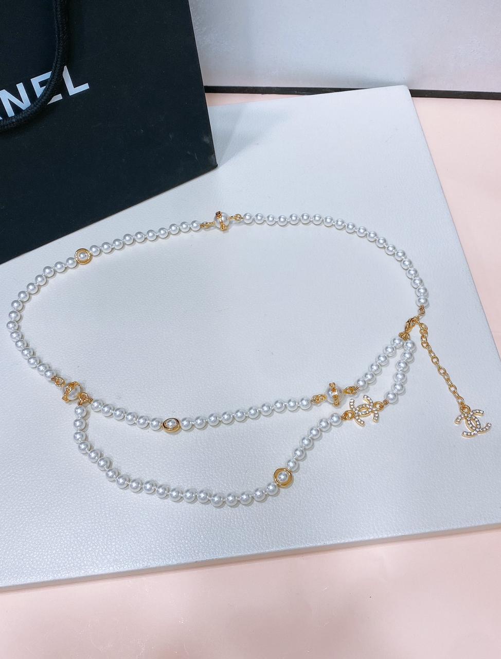 Chanel Belt - White