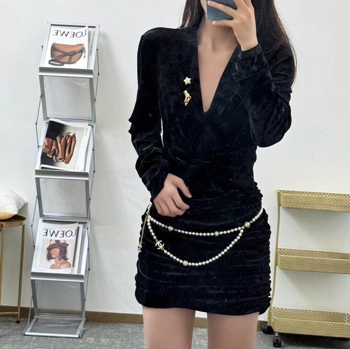 Chanel Belt - White