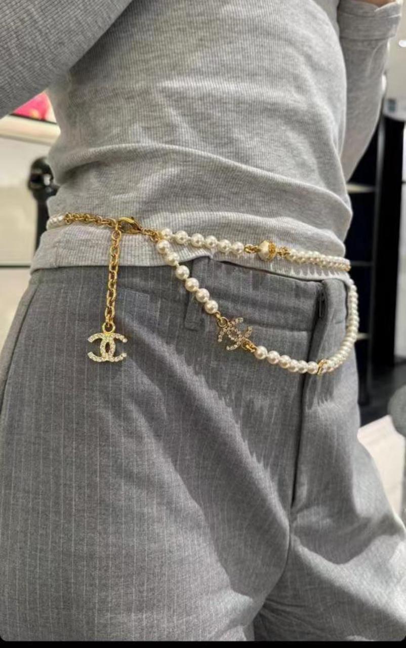 Chanel Belt - White
