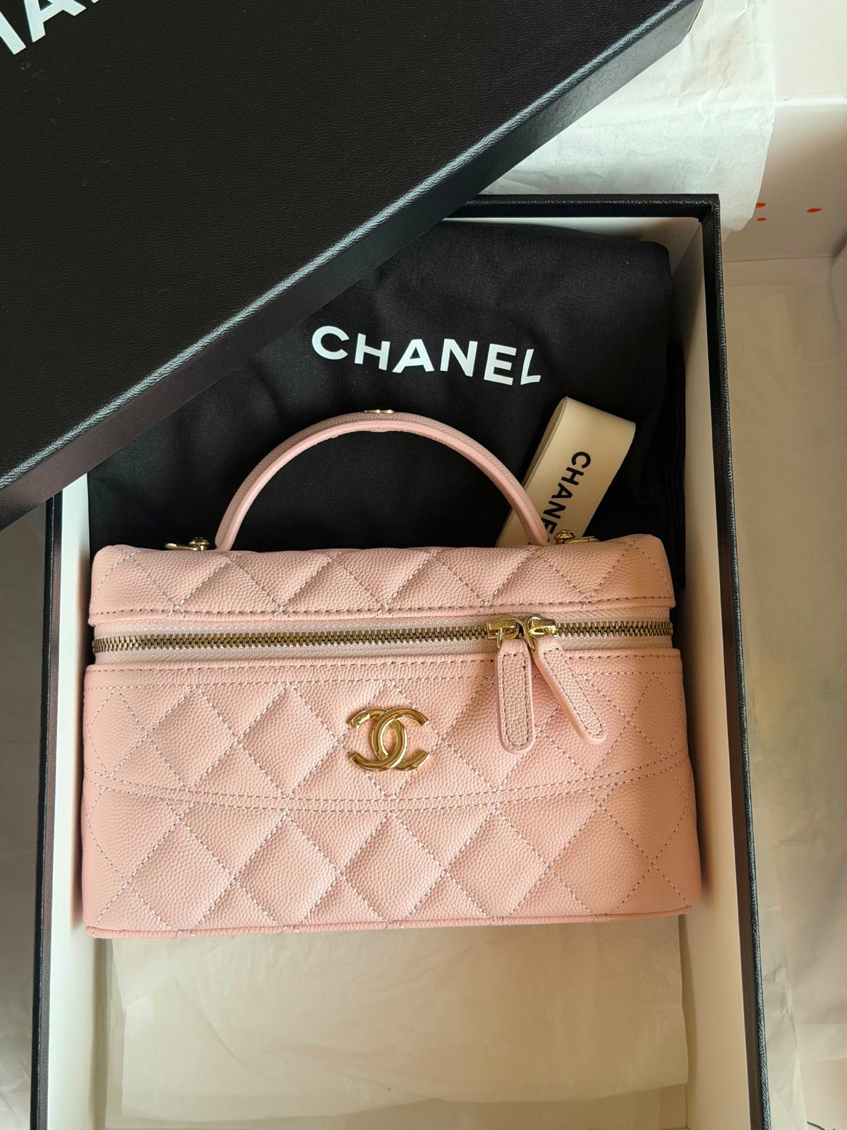 Chanel Vanity Bag - Silver