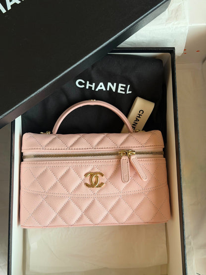 Chanel Vanity Bag - Silver